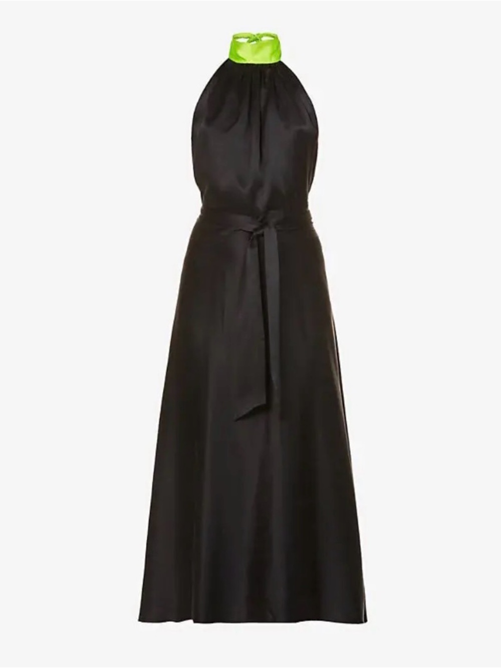 HARMUR Classic Halterneck Midi Dress